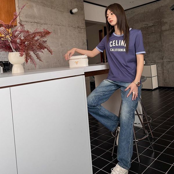 セリーヌ tシャツ 韓国 カリフォルニア 70S Tシャツ パチモン Cea92184